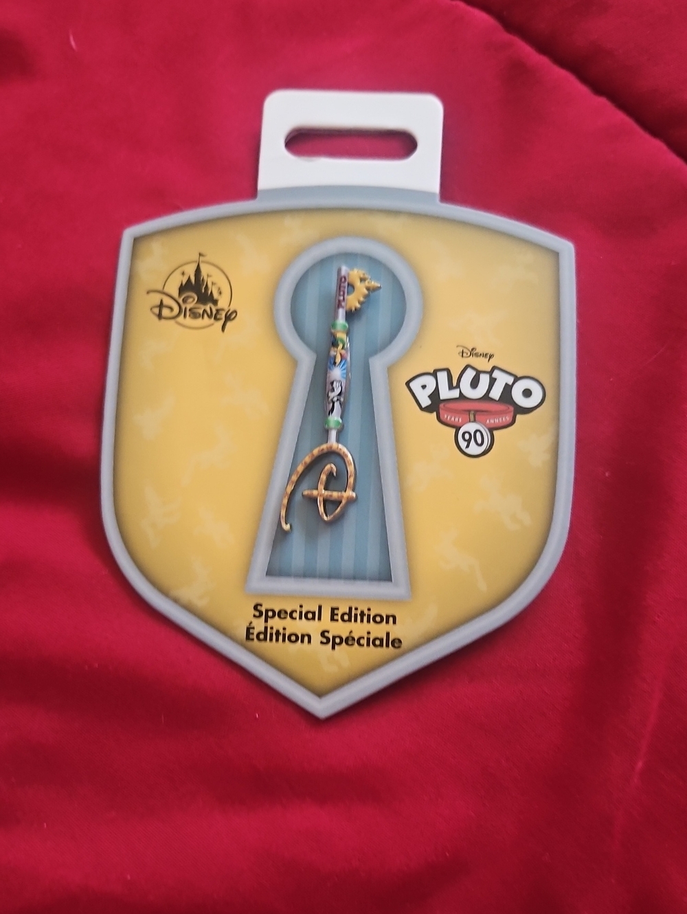 Disney Pluto 90th Special Edition Yellow Charm Pendant